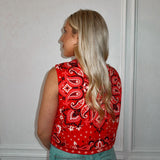 Howdy Darling Bandana Top