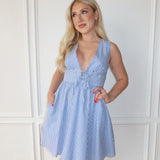 Marina Stripe Mini Dress