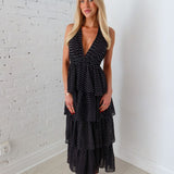 Spot On Tiered Maxi Dress