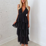 Spot On Tiered Maxi Dress