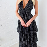 Spot On Tiered Maxi Dress