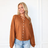 Piper Cardigan - Rust