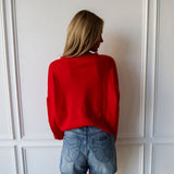 Piper Cardigan - Red