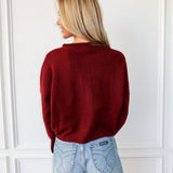 Piper Cardigan - Wine