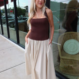 Sevilla Mixed Media Dress