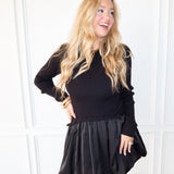 So Charmed Sweater Mini Dress