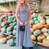 Checkmate Corset Maxi Dress
