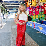 Rouge Rhythm Maxi Skirt