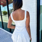 Bonnie Mini Dress - White - Keepsake