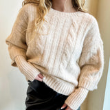 Cable Twofer Sweater