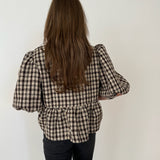 Norah Plaid Blouse