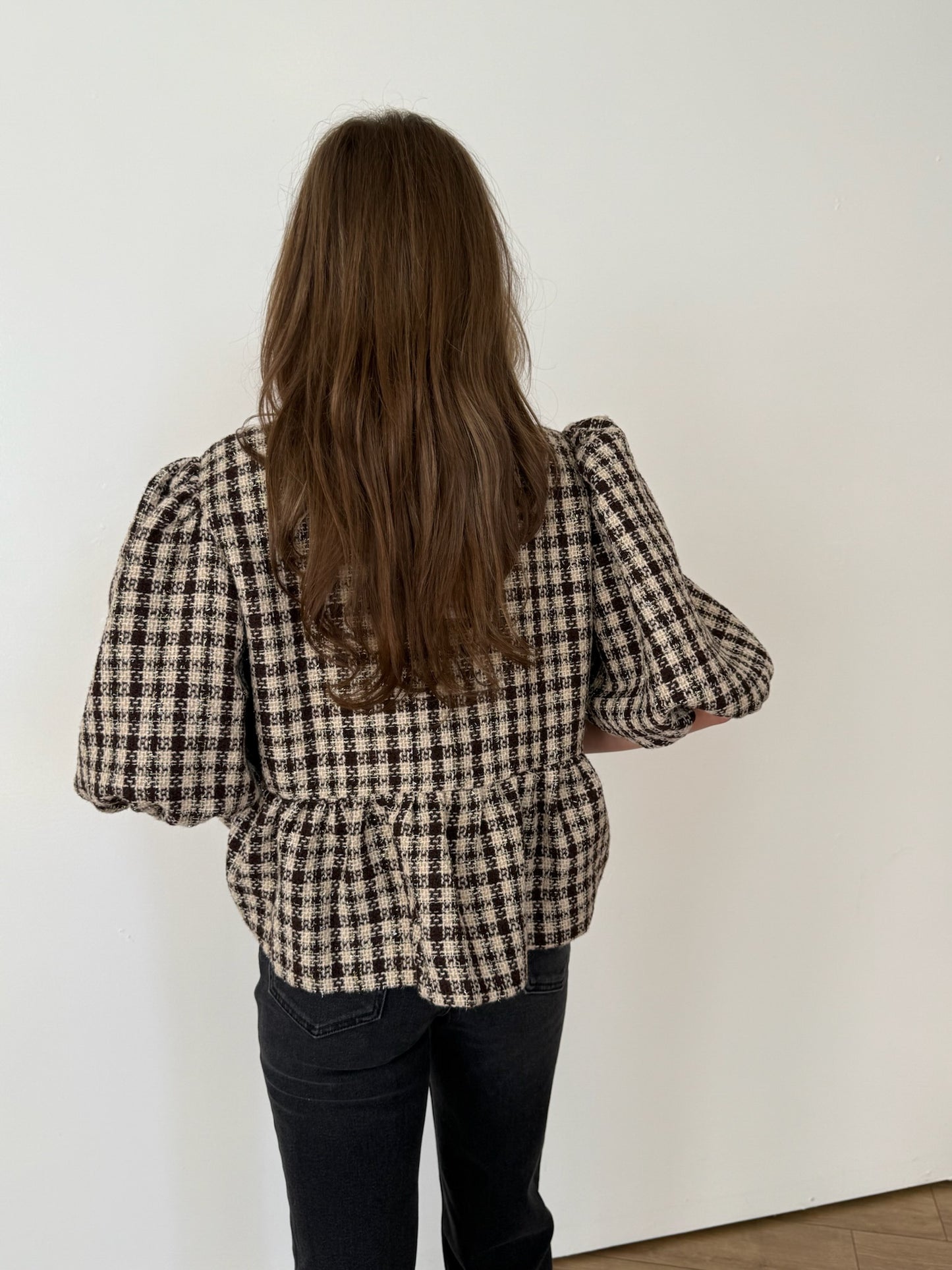 Norah Plaid Blouse