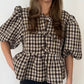 Norah Plaid Blouse