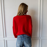 Piper Cardigan - Red