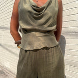 Lex Halter Wrap Top