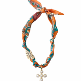 Palmas Scarf Necklace