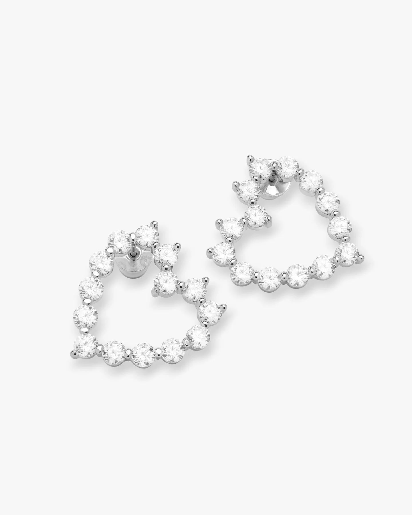 She's an Icon Baby Heart Earrings - Silver - Keepsake
