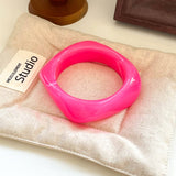 Candy Color Bangle - White