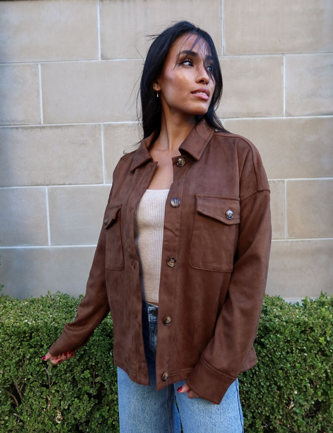 Alex Suede Shirt Jacket - Keepsake