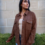 Alex Suede Shirt Jacket - Keepsake