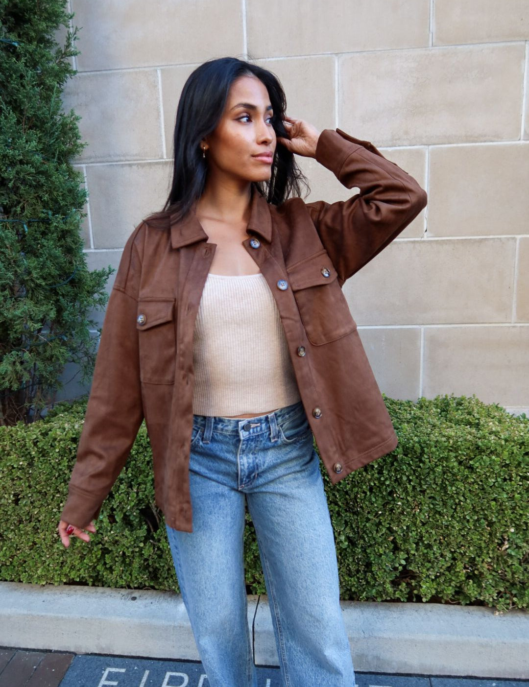 Alex Suede Shirt Jacket - Keepsake