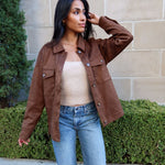 Alex Suede Shirt Jacket - Keepsake