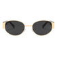 Elliott Polarized Sunglasses: Brown/Gold