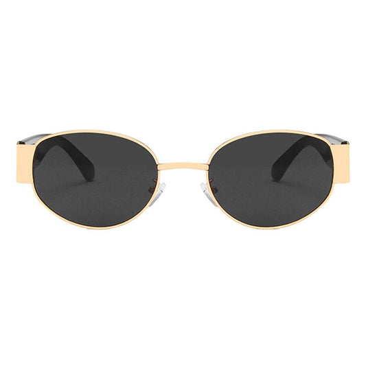 Elliott Polarized Sunglasses: Brown/Gold