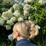 Hand-painted Lucky Horseshoe Hair Clip | Western