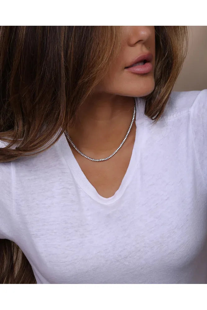 Baby Not Your Basic Tennis Necklace - Keepsake