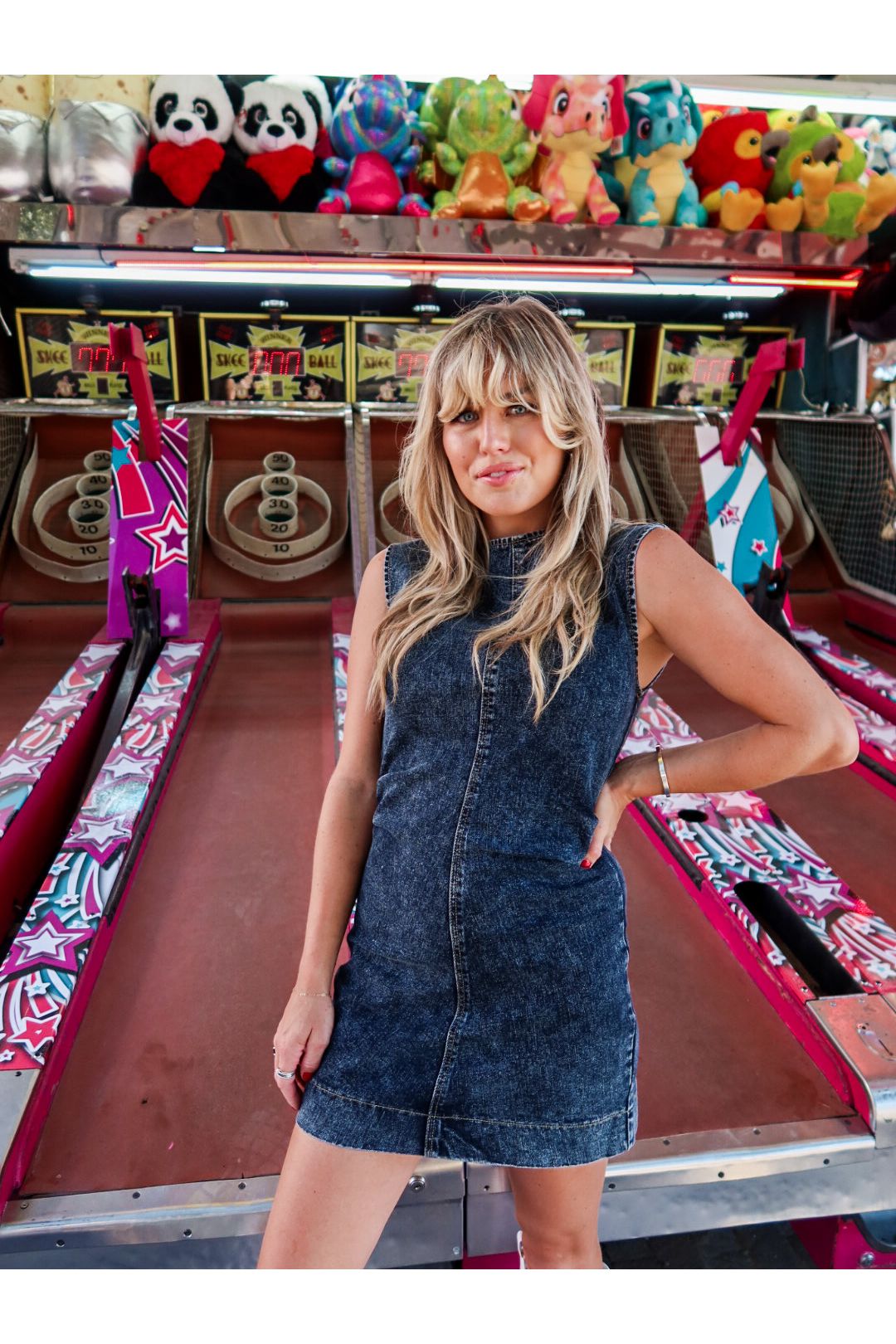 Back to the Grind Denim Mini Dress - Keepsake