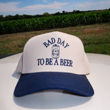 The Bad Day to Be a Beer Trucker Hat is a fun embroidered women’s trucker hat—perfect for game day, tailgates, casual outfits, and trendy boutique style.