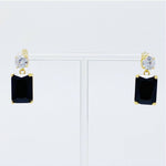 Banquet In Castle Jewel Earrings: Black - Keepsake