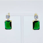 Banquet In Castle Jewel Earrings: Emerald Green - Keepsake