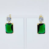 Banquet In Castle Jewel Earrings: Emerald Green - Keepsake