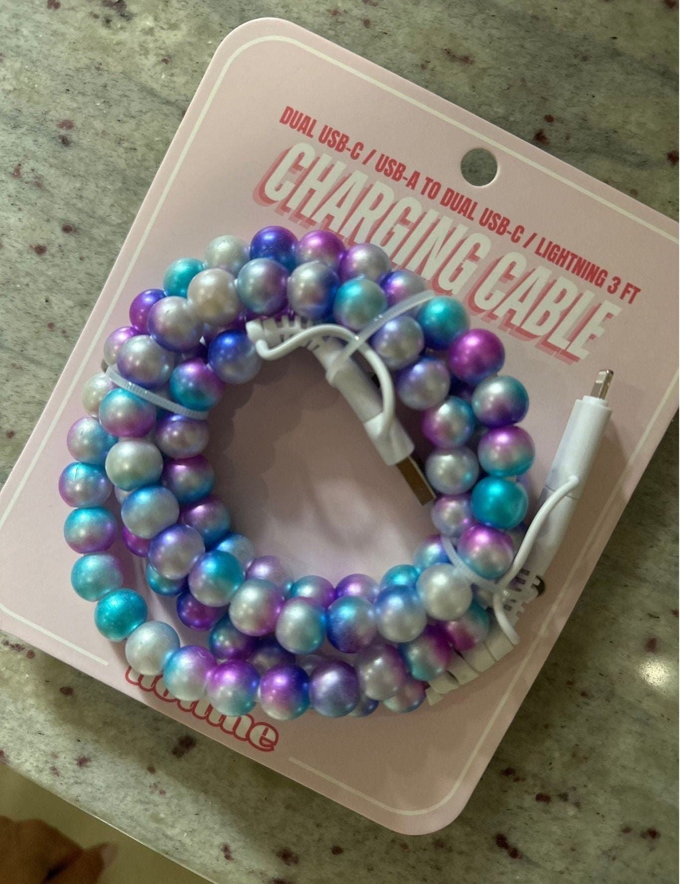 Beaded Car Charger - Mermaid - Keepsake