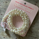 Beaded Car Charger - Pearl Bow - Keepsake