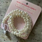 Beaded Car Charger - Pearl Bow - Keepsake