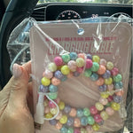 Beaded Car Charger - Rainbow Pearl - Keepsake