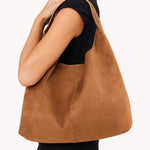 Billini: Remi Shoulder Bag Hazel Suede - Keepsake