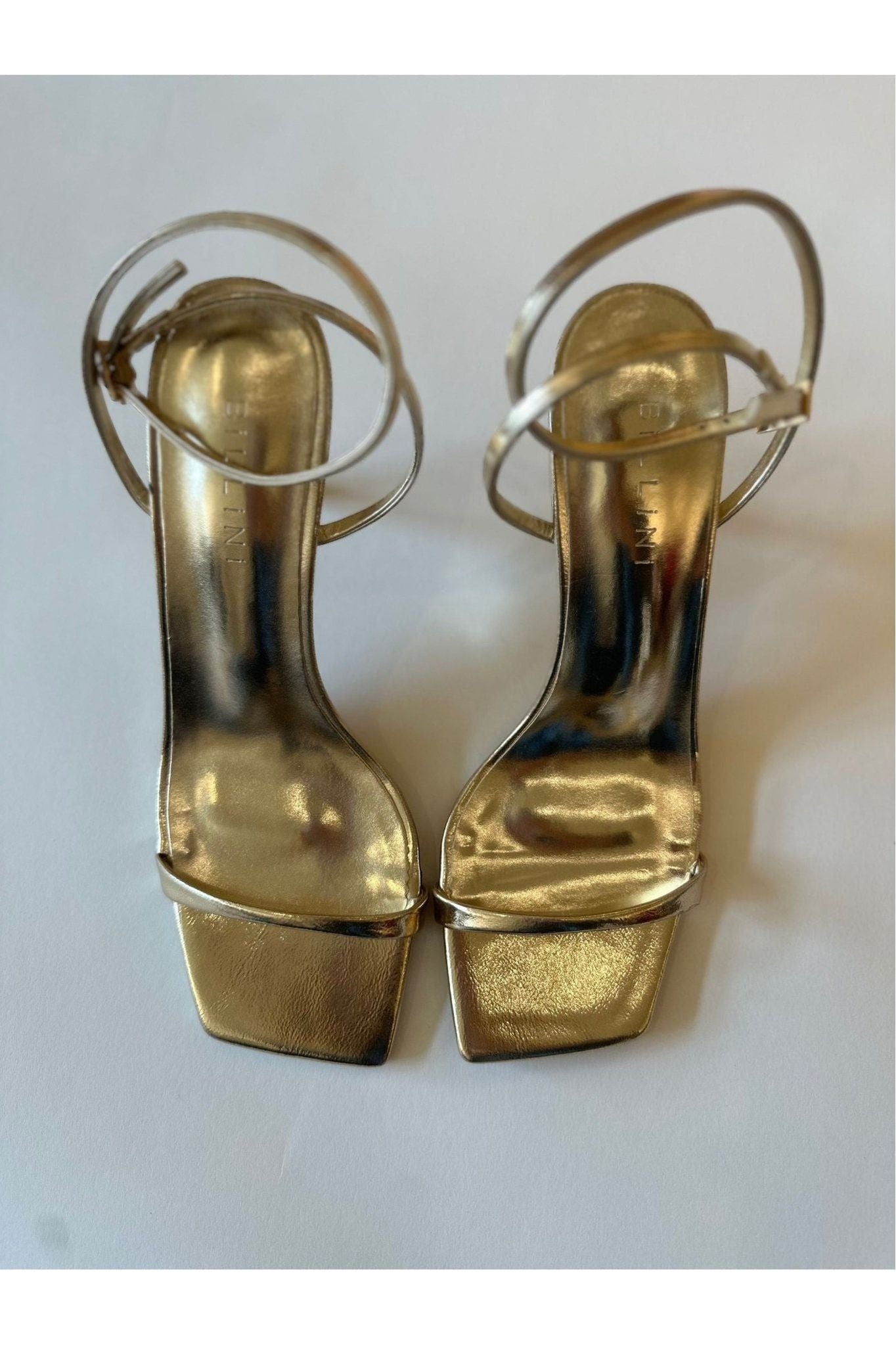 Billini: Umaira Gold Metallic Heel - Keepsake