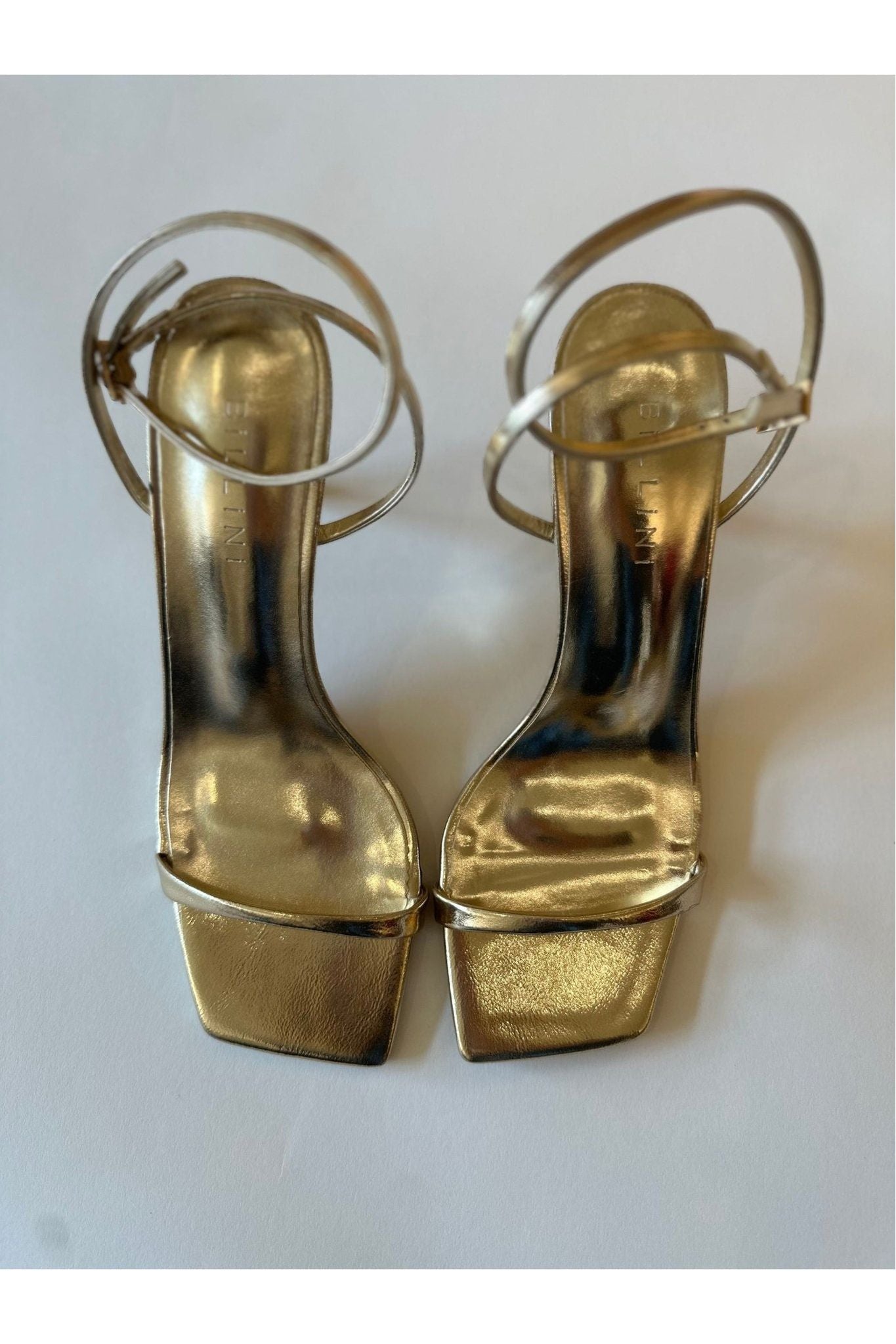 Billini: Umaira Gold Metallic Heel - Keepsake