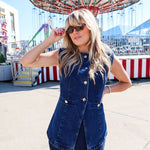 Blue and Bold Denim Vest - Keepsake