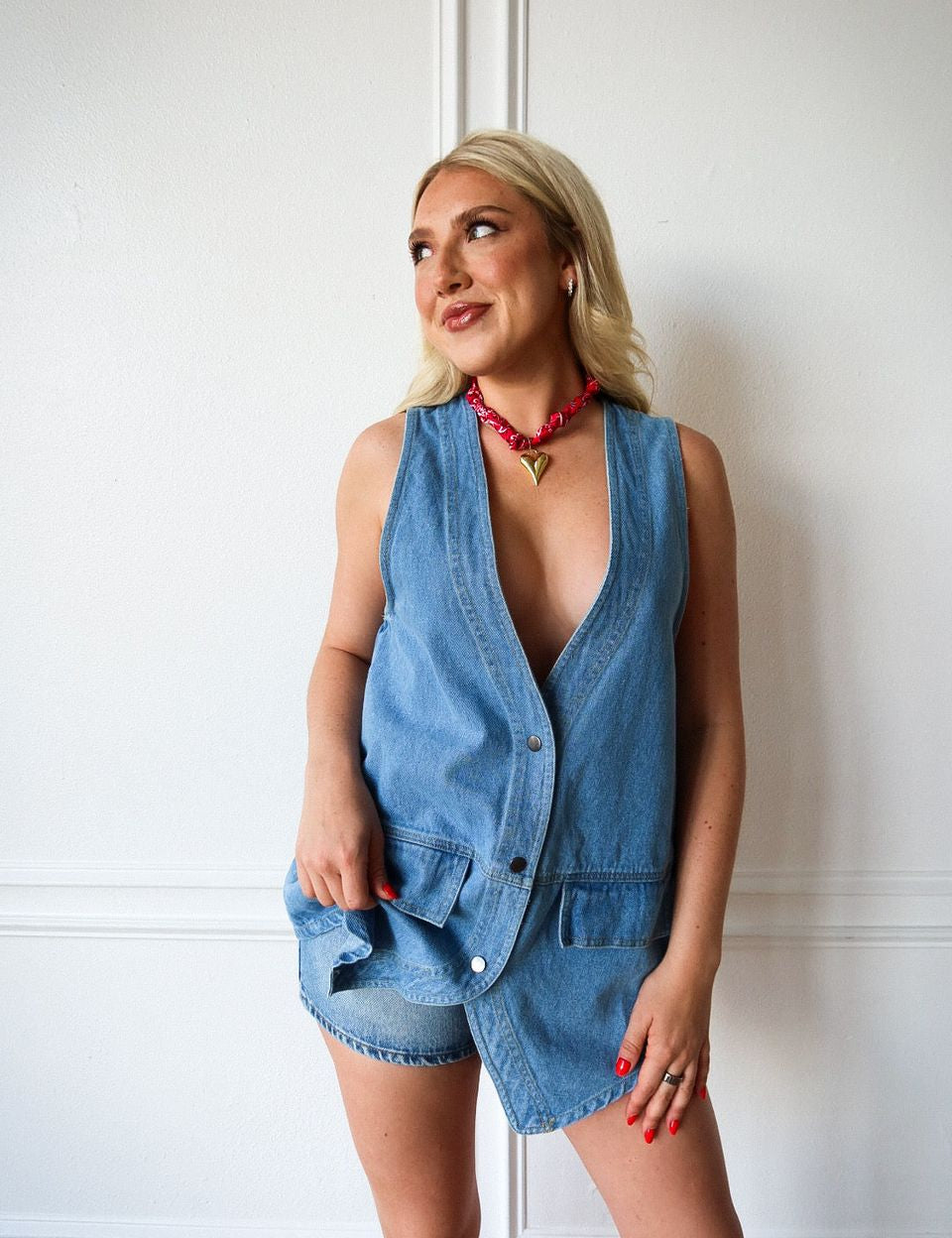 Bluebell Button Vest - Keepsake