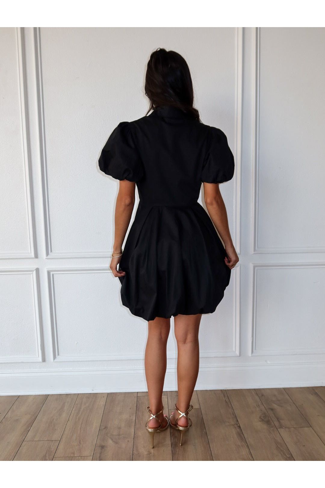 Bubble Up Mini Dress - Black - Keepsake