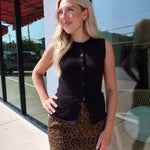 Buttoned Up Sleeveless Sweater - Keepsake