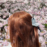 Hand-painted Western Cowboy Boot Claw Hair Clip | Eco: Brown