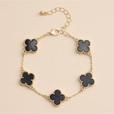 Colorful Charm Bracelet - White/Gold