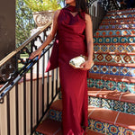 Cabernet Scarf Maxi Dress - Keepsake