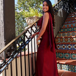 Cabernet Scarf Maxi Dress - Keepsake